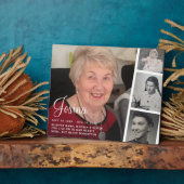 4枚の写真記念碑 フォトプラーク (側面)