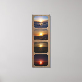 4枚の写真12インチx 36インチキャンバスプリント キャンバスプリント