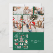 4枚の写真 ティス・ザ・シーズン レトログリーン クリスマス (正面)