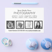 4枚の写真 プロの写真家またはどんな職業でも チラシ (シングル)