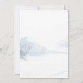 4枚の写真 ホリデーシーズン 冬の狐 クリスマス (裏面)