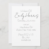 4枚の写真、卒業パーティーカード カード (裏面)