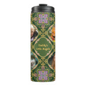 4枚の写真+文字オリーブとラベンダー・アズレホス  タンブラー (正面)