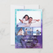 4枚の写真（縦） - 3x絵を描5日の保存 セーブザデート (正面)