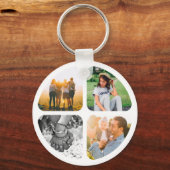 4枚の写真Keychain キーホルダー (正面)