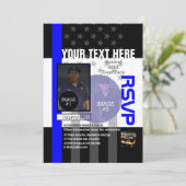 4枚の画像と12行のテキストでオリジナルを作成 招待状 (スタンド正面)