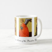 4枚の異なるルネサンス天使の肖像画 コーヒーマグカップ (正面右)