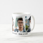 4枚コラージュGRADカスタム写真 コーヒーマグカップ (正面右)