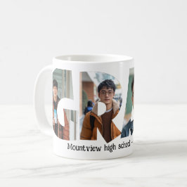 4枚コラージュGRADカスタム写真 コーヒーマグカップ