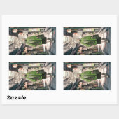 【4枚セット】Green JK シール|寿司娘 GenerativeAI 長方形シール (シート)