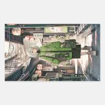 【4枚セット】Green JK シール|寿司娘 GenerativeAI