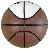 4枚パーソナライズされたの葉のクローバーラッキー バスケットボール (右)