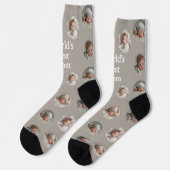 4枚フォトコラージュ 世界で一番の母 ソックス (左)