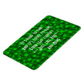 4枚モダンの葉のクローバーフローラ マグネット (左側)