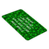 4枚モダンの葉のクローバーフローラ マグネット (右側)