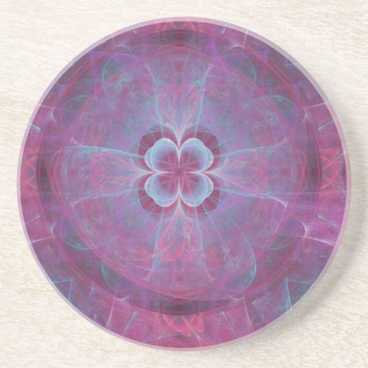 4枚王室のの葉のクローバーコースター コースター (正面)