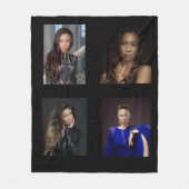 4枚 フリースブランケット (正面)