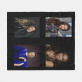 4枚 フリースブランケット (正面(横))