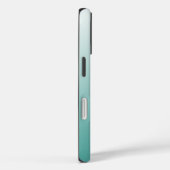 4正方形グラデーション写真手書き – 青を編集できる Case-Mate iPhoneケース (裏面 / 右)