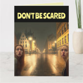 4歳おもしろい誕生日カード カード (正面)