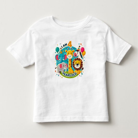 4歳だ。 トドラーTシャツ (正面)