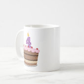 4歳のお誕生日ケーキ コーヒーマグカップ (正面左)