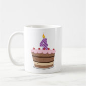 4歳のお誕生日ケーキ コーヒーマグカップ (左)