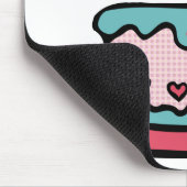 4歳のお誕生日ケーキ マウスパッド (コーナー)