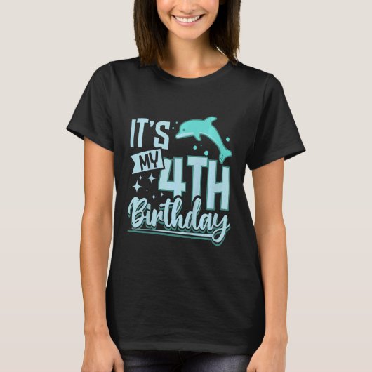 4歳の子供たち私の4歳の誕生日 Tシャツ (正面)
