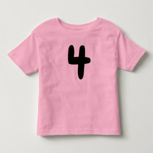 4歳の幼児用Tシャツ トドラーTシャツ