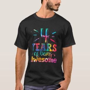 4歳の絞り染め4素晴らし歳B Tシャツ