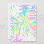 4歳の誕生日いつだってワイルド！4th ワイルドバースデー招待状 招待状 (裏面)