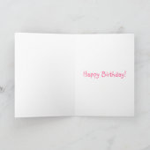 4歳の誕生日おめでとうカード カード (内部)