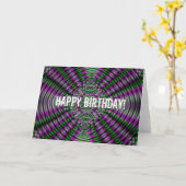 4歳の誕生日を休む カード (黄色い花)