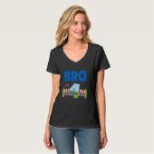 4歳の誕生日ボーイトイ愛好家Bro私は4歳のスター Tシャツ (正面フル)