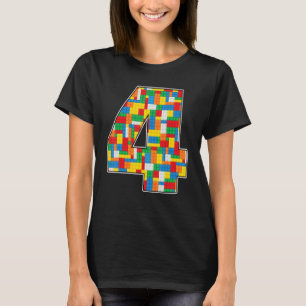 4歳の誕生日4歳の誕生日 Tシャツ