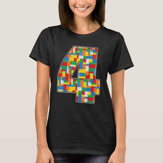 4歳の誕生日4歳の誕生日 Tシャツ (正面)