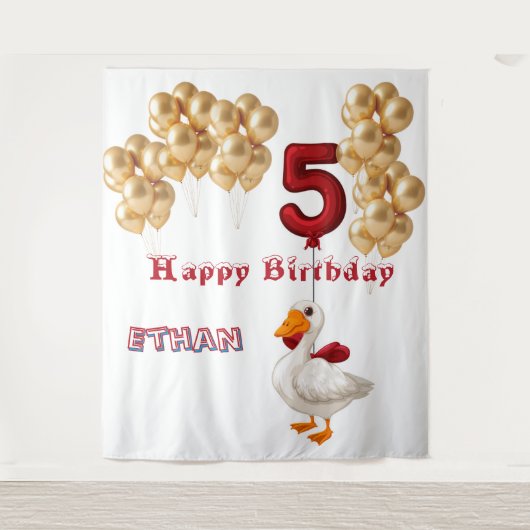 4歳の誕生日 タペストリー (正面)