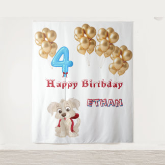 4歳の誕生日  タペストリー
