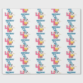 4歳の誕生日 ラッピングペーパー (フラット)