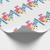 4歳の誕生日 ラッピングペーパー (角)