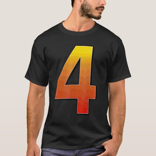 4歳の誕生日 Tシャツ (正面)