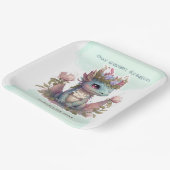 4歳オールドガールドラゴン ペーパープレート (傾斜あり)