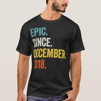 4歳2018年12月4日誕生日6 Tシャツ