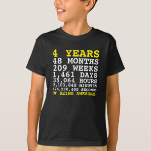 4歳4歳素晴らし誕生日Tシャツ Tシャツ