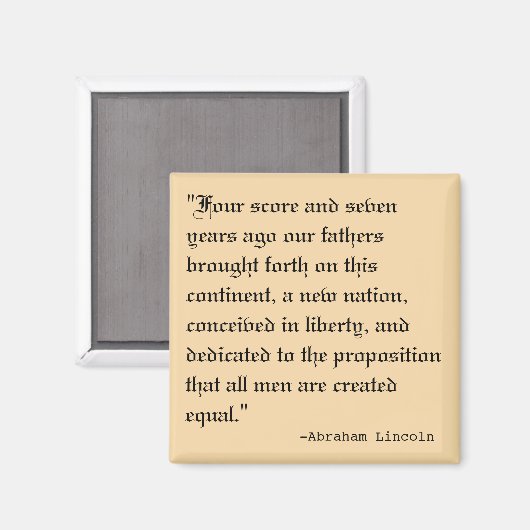 4点と7年前 マグネット (正面/裏面)