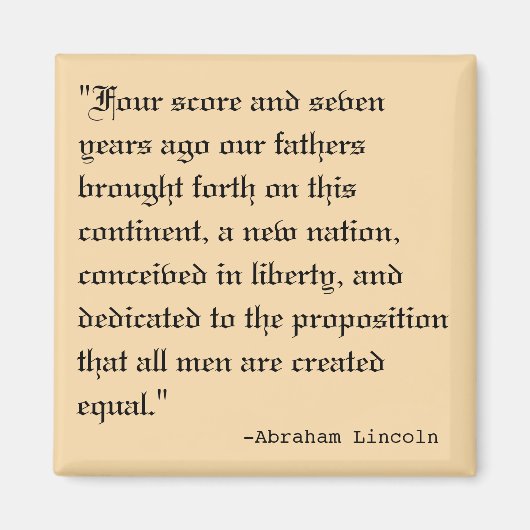 4点と7年前 マグネット (正面)