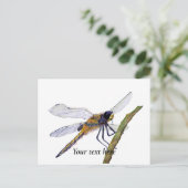 4点付きチャザートンフライ水彩絵葉書 ポストカード (スタンド正面)