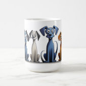 4犬用マグカップ コーヒーマグカップ (中央)