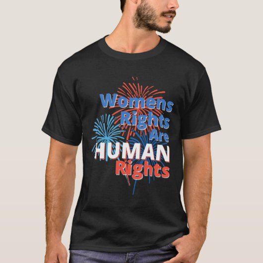 4独立記念日プロチョイス女性権利 Tシャツ (正面)